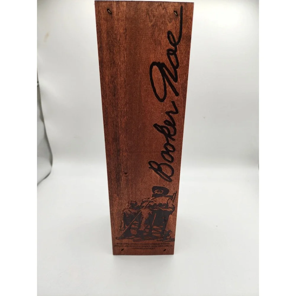 Booker's Bourbon Wood Display Box Small Batch Collection Uncut Unfiltered